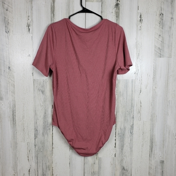 3/$15 A gain dark blush pink bodysuit plus size 3XL - Picture 3 of 9